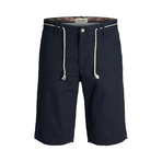 Linen Chino Shorts // Navy Blazer (L)