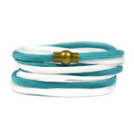 Multi Wrap Paracord // Teal + White