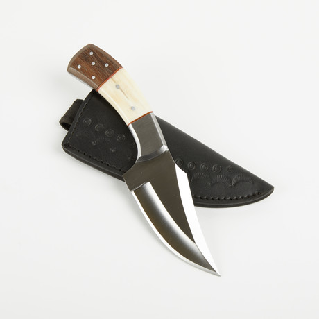 Fixed Blade D2 Tool Steel Skinning Knife // RAB-0204