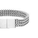 Franco Chain Bracelet // Silver