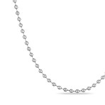 Ball Chain Necklace // Silver