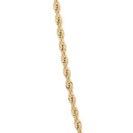 Rope Chain Necklace // Yellow Gold