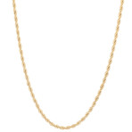 Rope Chain Necklace // Yellow Gold