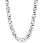 Curb Chain Necklace // Silver