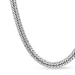 Curb Chain Necklace // Silver