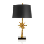 Starburst Table Lamp (Goldtone)