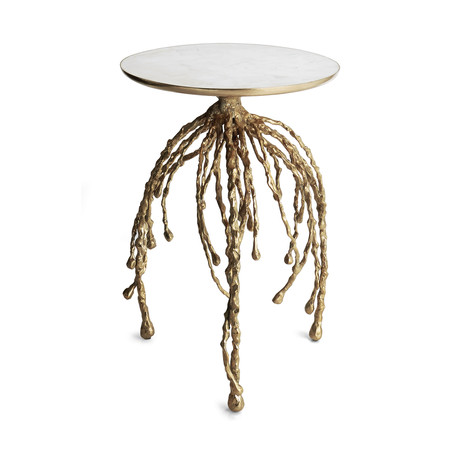 Water Hyacinth Accent Table