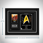Star Trek 'The Wrath Of Khan' Hand-Signed Script // William Shatner + Leonard Nimoy Signed // Custom Frame (Hand-Signed Script only)