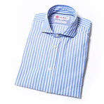 Splouf Shirt // Blue + White (XL)