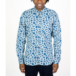 Veyry Shirt // Cheetah Blue (L)
