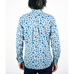 Veyry Shirt // Cheetah Blue (S)