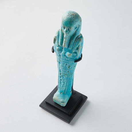 Ancient Egyptian Blue Faience Ushabti