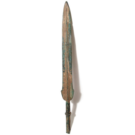 Large Cypriote Bronze Spear Head // C. 1200 - 800 BC