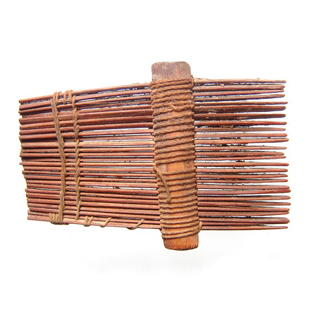 Pre-Columbian Wood + Textile Comb // C. 1100 - 1450 AD