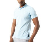 Solid Short Sleeve Polo // Blue (L)