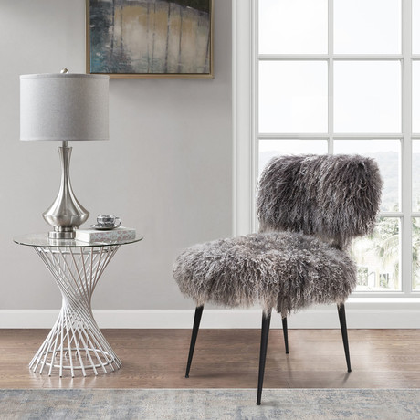 Allesia Accent Chair (Grey)