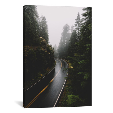 Mt. Rainier Roads // Christopher Kerksieck (18"W x 26"H x 0.75"D)