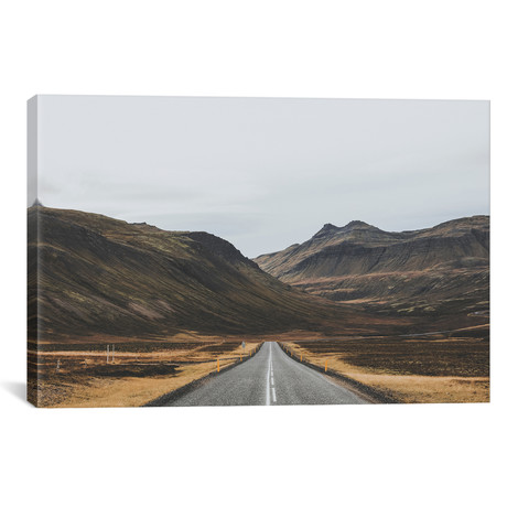 Icelandic Country Road // Luke Anthony Gram (26"W x 18"H x 0.75"D)