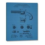 Extractors for Revolving Firearms // Blue // Dan Sproul (13"H x 16"W x 1.25"D)