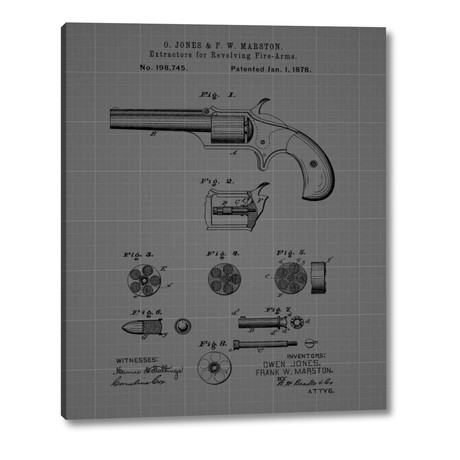 Extractors for Revolving Firearms // Dan Sproul (13"H x 16"W x 1.25"D)