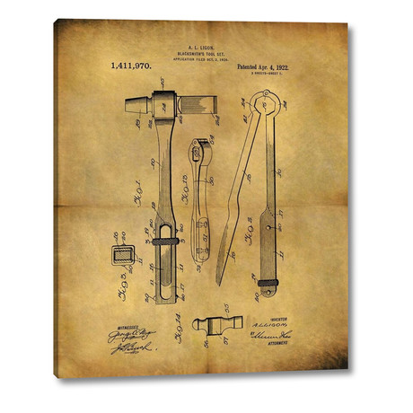Blacksmiths Tool 1922 // Dan Sproul (13"H x 16"W x 1.25"D)