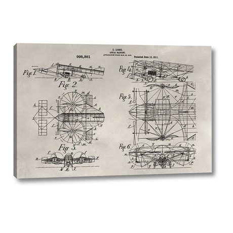 Patent // Aerial Machine // Alicia Ludwig (11"H x 16"W x 1.25"D)
