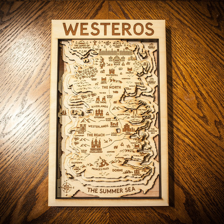 Westeros (8"W x 12"H x 2"D)