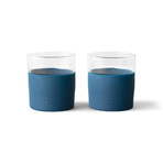 Freezable Whiskey Glasses // Set Of 2 (Blue)