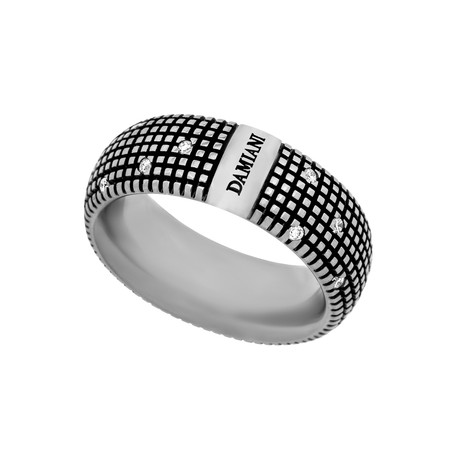 Damiani 18k Black Gold Diamond Ring II (Ring Size: 7)