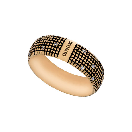 Damiani 18k Two-Tone Gold Diamond Ring II // Ring Size: 10
