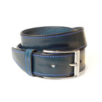 Stress Stitch Belt // Blue (Size 30")