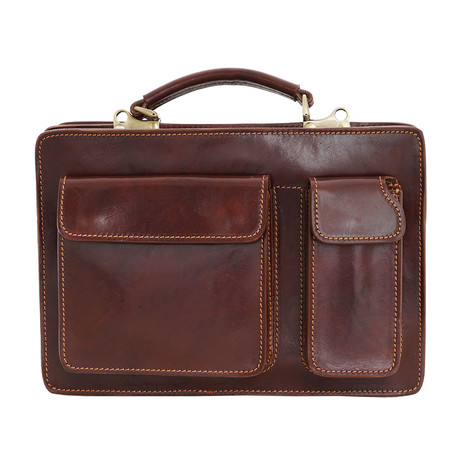 Medium Briefcase (Brown)