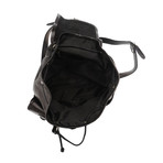 Magnetic Closure Backpack (Black)