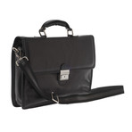 Single Compartment Briefcase (Black)