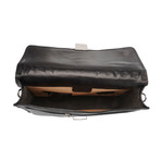 Single Compartment Briefcase (Black)