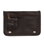 Zip Pocket Briefcase (Black)