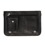 Zip Pocket Briefcase (Black)