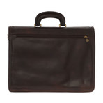 Triple Compartment + Key Lock Briefcase v1 (Black)