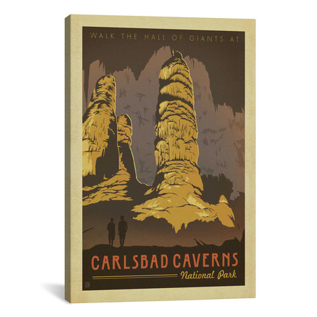 Carlsbad Caverns National Park (The Hall of Giants) // Anderson Design Group (18"W x 26"H x 0.75"D)