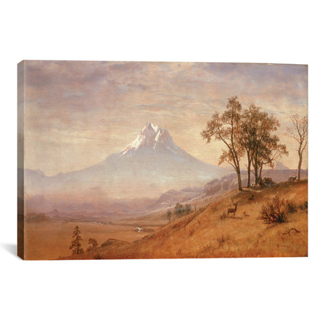 Mount Hood, 1863 // Albert Bierstadt (26"W x 18"H x 0.75"D)