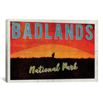Badlands National Park Vintage Adventure Prairie Dog Sunrise // Nature Magick (26"W x 18"H x 0.75"D)