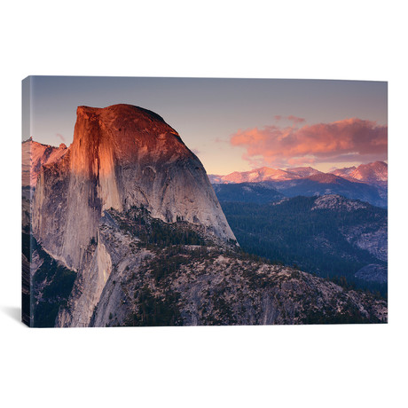 Half Dome As Seen From Glacier Point, Yosemite National Park // Michel Hersen (26"W x 18"H x 0.75"D)