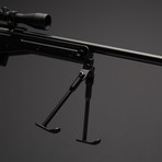L96 Sniper Rifle 1:4 Scale Diecast Metal Model Gun + Scope + Bipod // Black