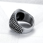 Dotted Skull Ring (Size 10)