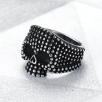 Dotted Skull Ring (Size 12)