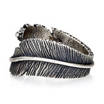 Fede Feather Ring // Adjustable
