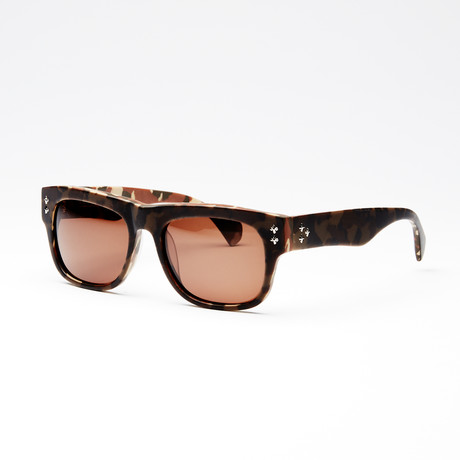 Unisex Heartbreaker Sunglasses // Brown Camo