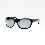 Unisex Hex Polarized Sunglasses // Black