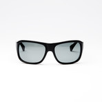 Unisex Hex Polarized Sunglasses // Black