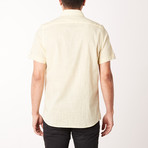 Laney True Modern-Fit Short-Sleeve Dress Shirt // Yellow (S)